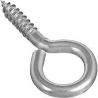 National Hardware 2016BC Series N220-459 Screw Eye, 0.26 in Dia Inside Eye, 1.12 in L Thread, Stainless Steel