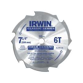 IRWIN 15702ZR Circular Saw Blade, 7-1/4 in Dia, Carbide Cutting Edge, 5/8 in Arbor