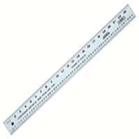 Johnson J48 Measuring Rule, SAE, Aluminum, 48 in L
