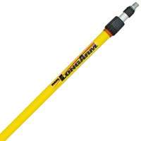 Mr. LongArm Alumiglass 6508 Extension Pole, 4.1 to 7.6 ft L, 1-1/4 in Dia, Fiberglass Handle