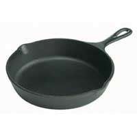 Lodge L5SK3 Seasoned Skillet, 8 in Dia, Iron, Black