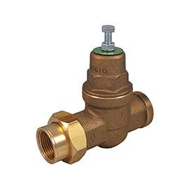 SharkBite EB45 Series 23155-0045 Pressure Regulating Valve, 1 in Single Union x NPT, Bronze