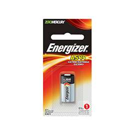 Energizer A544BPZ Miniature Zero-Mercury Alkaline Battery, Alkaline Manganese Dioxide, A23 Battery, 178 mAh