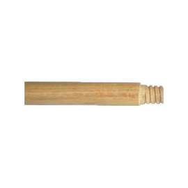 BIRDWELL 533-12 Broom Handle, Threaded, 60 in L, Hardwood