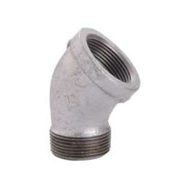 Worldwide Sourcing Pipe Street Elbow, 45 Deg, 3/4 In, Threaded, Malleable Iron