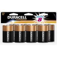 Duracell 4133393364 Alkaline Battery, D, Manganese Dioxide, 1.5 V