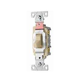 Eaton Wiring Devices CS120V Switch, 120/277 V, Wall Mounting, Nylon, Ivory