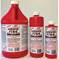 Liquid Fire LF-P-24 Drain Opener, 16 oz Bottle