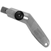 STANLEY 10-525 Carpet Knife, 3/4 in W Blade, Angled Gray Handle
