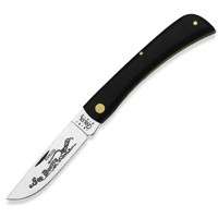 CASE 00092 Folding Pocket Knife, 3.7 in L Blade, 1-Blade, Black Handle