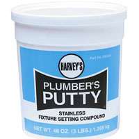 HARVEY 043050 Plumber's Putty, 3 lb Cup