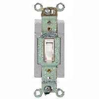 Eaton Wiring Devices 1242-7W-BOX Switch, 120 V, Wall Mounting, Thermoplastic, White