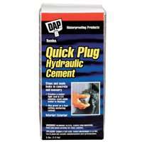 DAP Quick Plug 14086 Hydraulic and Anchoring Cement, Gray, 5 lb Box