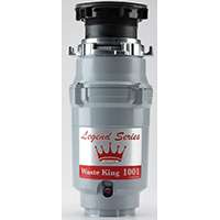 Waste King Legend L-1001 Garbage Disposer, 1/2 hp Motor, 115 V, Stainless Steel