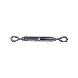 BARON 15-3/4X6 Turnbuckle, 5200 lb Weight Capacity, Eye Fitting A, Eye Fitting B, Galvanized Steel