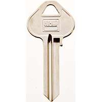 Hy-Ko 11010RU16 Key Blank, Brass, Nickel Plated