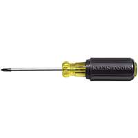 Klein 603-3 Heavy-Duty Screwdriver, #1 Drive, Phillips Drive, 6-3/4 in OAL, Black Handle