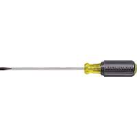 Klein 601-6 Screwdriver, 3/16 in Drive, Cabinet Drive, 9-3/4 in OAL, Black Handle