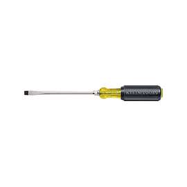 Klein 602-6 Screwdriver, 5/16 in Drive, Keystone Drive, 10-15/16 in OAL, Black Handle