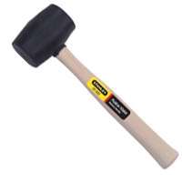 STANLEY 57-522 Mallet, 18 oz, Rubber Head, 13-1/2 in OAL