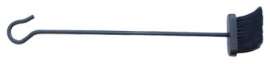30" BLK Fireplace Brush