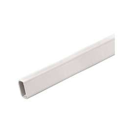 Legrand Wiremold CordMate C50 Cord Wire Channel, 60 in L, 1-Channel, Plastic, White
