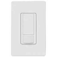 Lutron Maestro MS-VPS5MH-WH Sensor Switch, CFL, Halogen, Incandescent, LED Lamp, 360 W, White