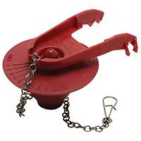 Fluidmaster 502P21 Toilet Flapper, Plastic, Red