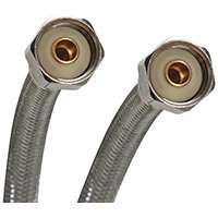 Fluidmaster B4F20U Water Supply Connector, 1/2 in FIP, 1000 psi, Polymer/Stainless Steel