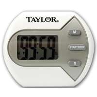 TAYLOR 5806 Multi-Purpose Timer, LCD Display, White