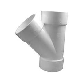 GENOVA 71060 Pipe Wye, 6 in Hub, 6 in, 6 in