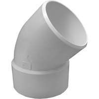 GENOVA 700 Series 72760 Street Pipe Elbow, 6 in Hub Spigot, 45 deg