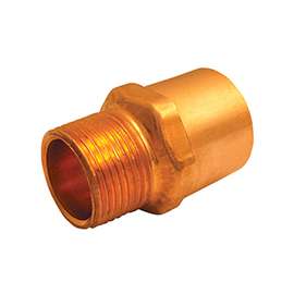 EPC 104R Series 30348 Reducing Adapter, 1 in, 3/4 in, Sweat, MNPT