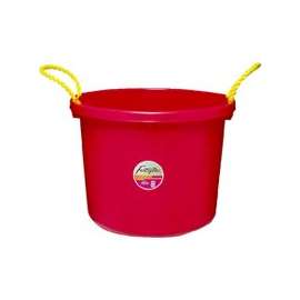 FORTEX-FORTIFLEX MPB-40R Multi-Purpose Bucket, 40 qt Volume, Fortalloy, Red
