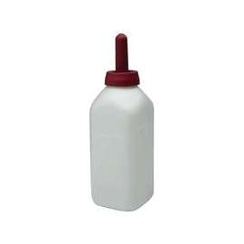 Little Giant 9812 Nursing Bottle, 2 qt Capacity, Square, Polyethylene Bucket, 4-1/4 in W