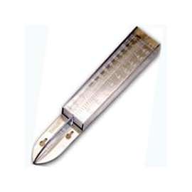 TAYLOR 2703 Rain Gauge, 5 in Measuring, Plastic