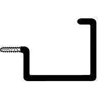 Crawford SH17-25 Utility Hanger, 50 lb Capacity, 6.8 in OAL, 7.8 in OAW, Steel