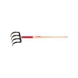 UnionTools 75138 Potato Hook, 7-1/2 in L Tine, 4-Tine, 8 in Ferrule