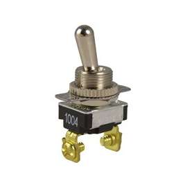 GB GSW-17 Toggle Switch, 120/240 VAC, Screw Mounting, Steel