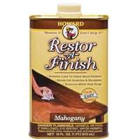 HOWARD RF5016 Wood Restorer, Mahogany, 16 oz Can
