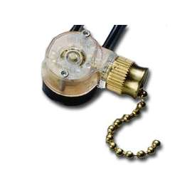 GB GSW-32 Pull Chain Switch, 125/250 VAC, 1-Pole