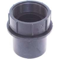 US Hardware P-081C Strainer Swivel Adapter, ABS, Black