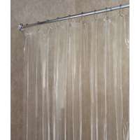 iDESIGN 14551 Shower Curtain/Liner, 72 in L, 72 in W, EVA/Vinyl, Clear