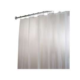 iDESIGN 14752 Shower Curtain/Liner, 72 in L, 72 in W, EVA, White