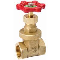 B & K ProLine 100-206NL Gate Valve, 1-1/4 in FPT, Brass