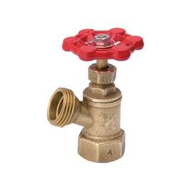 B & K ProLine 102-803HC Boiler Drain Valve, 1/2 in FIP, Brass