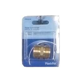 Plumb Pak PP850-52 Hose Adapter, 3/4 in MHT x 3/4 in FIP, Brass