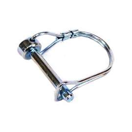 American Hardware RV-525C Pin Coupler Lock, Steel, Silver Zinc