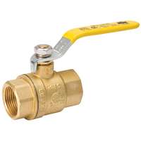 B & K 107-822NL Ball Valve, 3/8 in FPT x FPT, 2 Ports/Ways, Brass