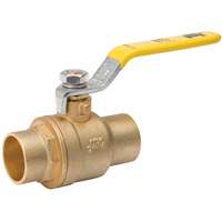 B & K 107-843NL Ball Valve, 1/2 in Compression, 2 Ports/Ways, Brass